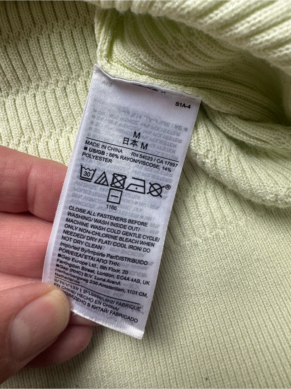 Banana Republic mint green sweater polo - Picture 8 of 8